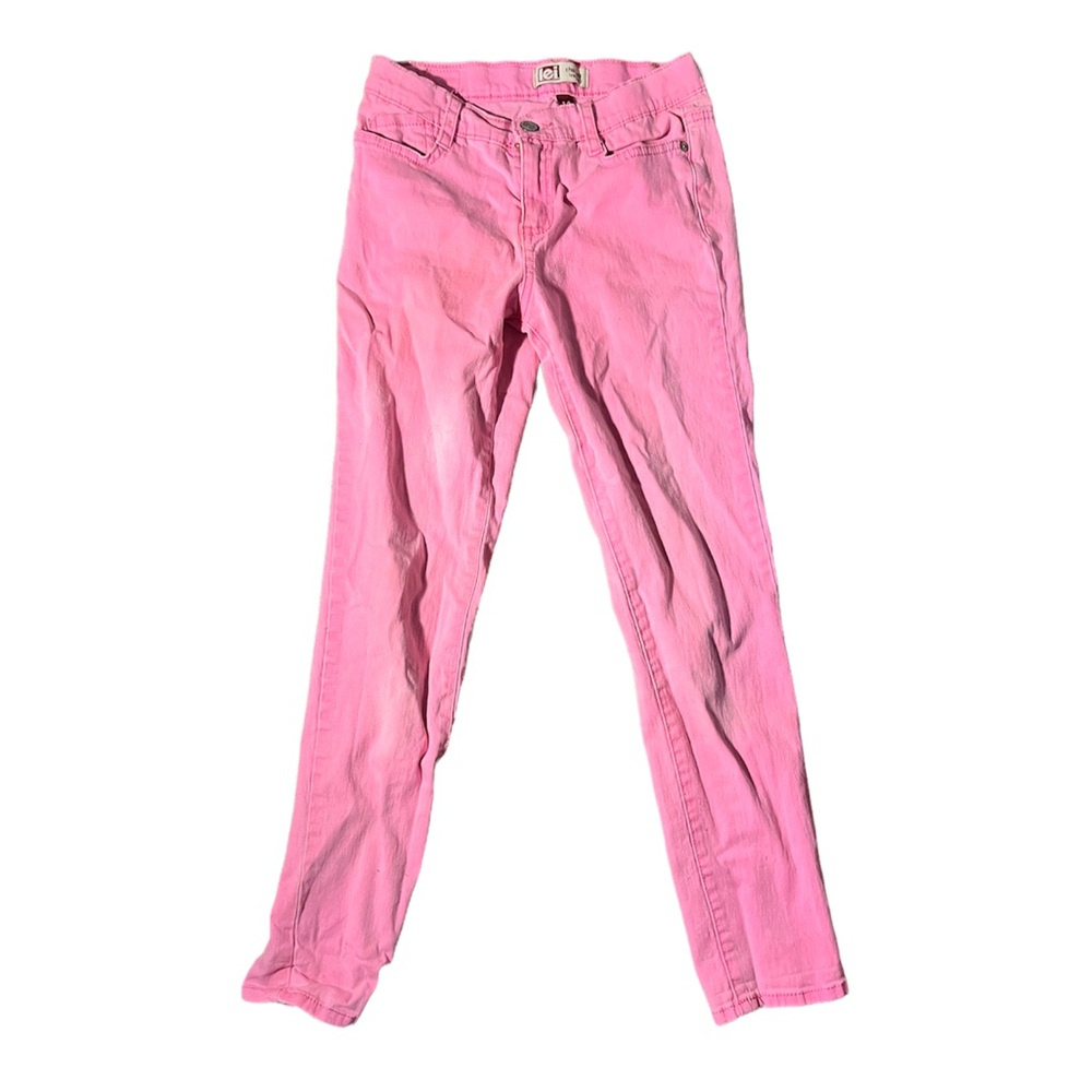 Pink Lei Chelsea Lowrise Pink Jeans